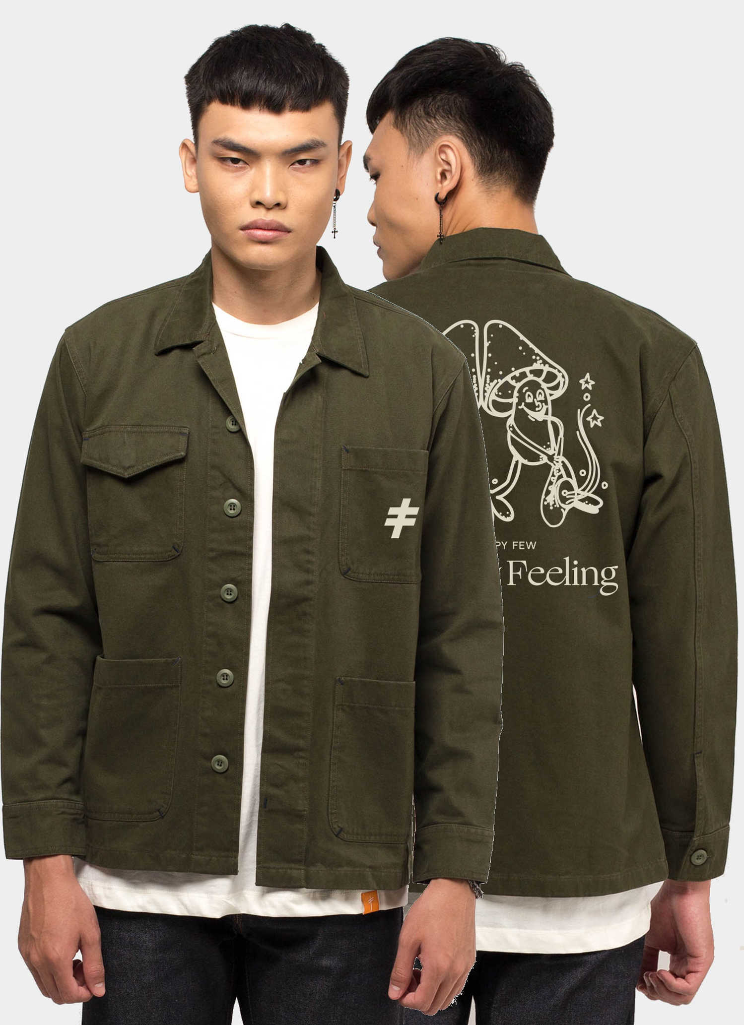 Product Men - Jackets - Home Chore Jacket Army Green Army Green