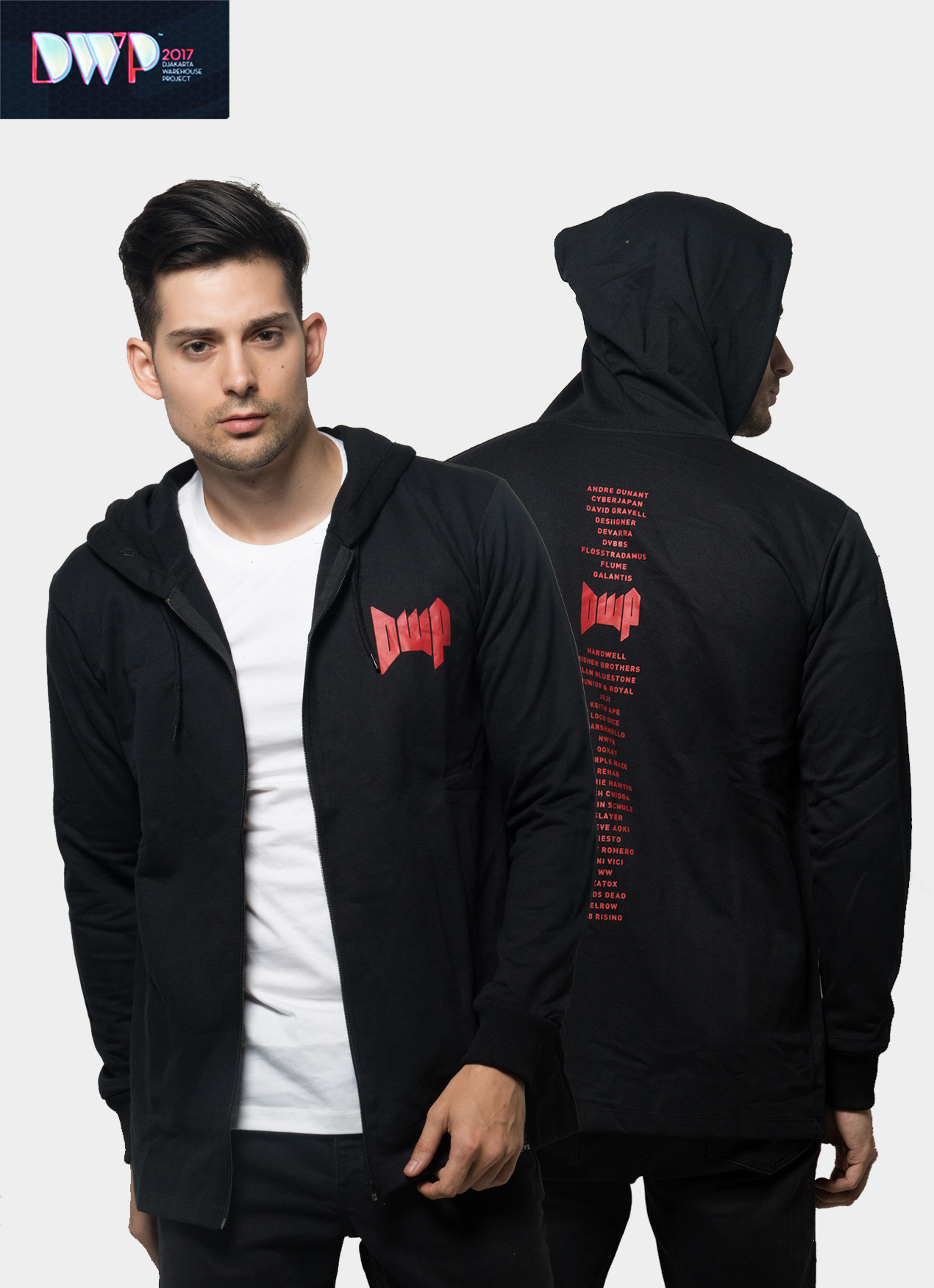 Product Men - Hoodies & Sweaters - DWP Rock Hoodie Zipper 