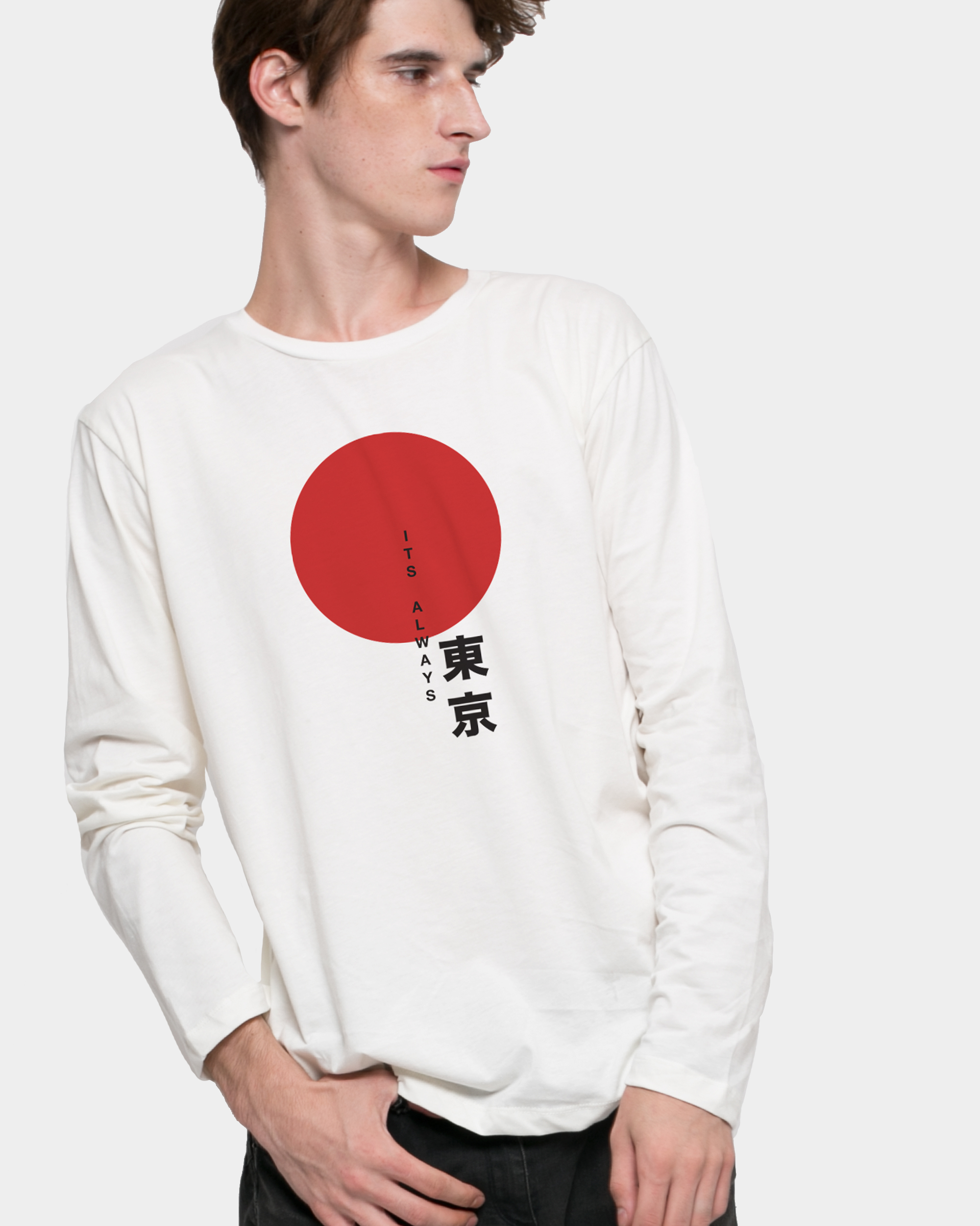 Off white long 2024 sleeve t shirts