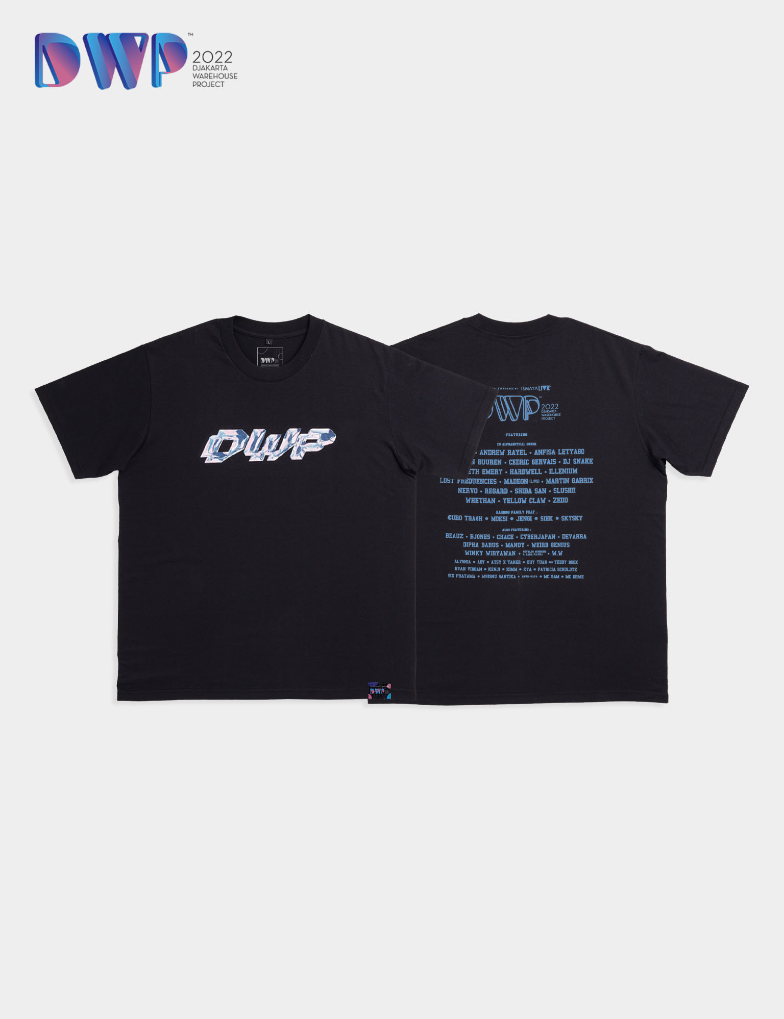 Product Men - Tees - Pre-Order DWP Holographic Black Tee Black | Monstore